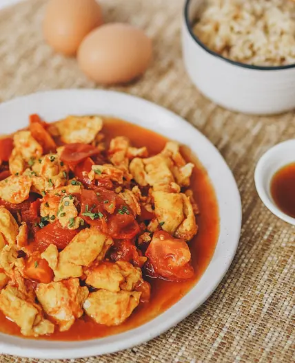 Chinese Tomato Egg Stir-Fry