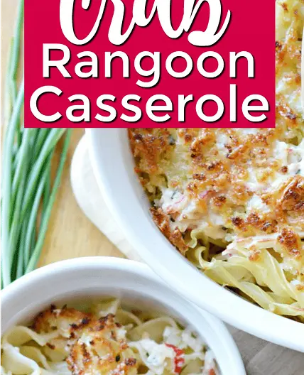 Easy Crab Rangoon Casserole