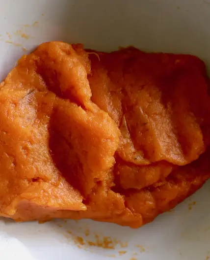 Orange Sweet Potato Paste