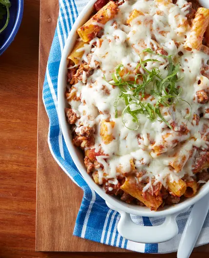 Baked Rigatoni with Beef