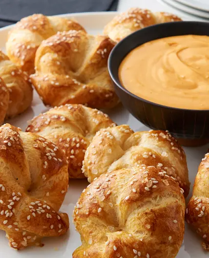 Pretzel Crescent Rolls
