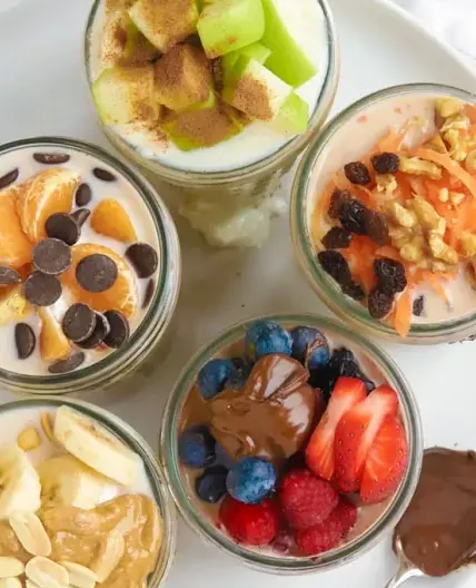 Overnight Oats {3 Ingredients + Topping Ideas}