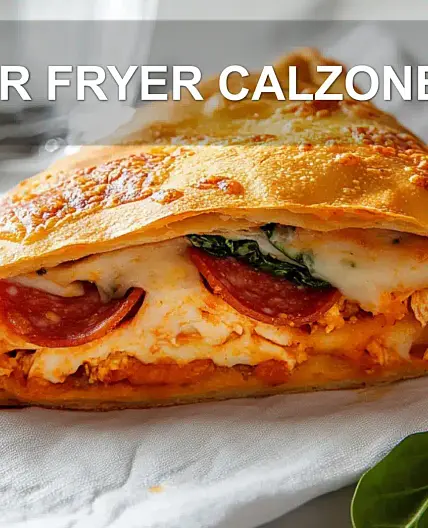 AIR FRYER CALZONES