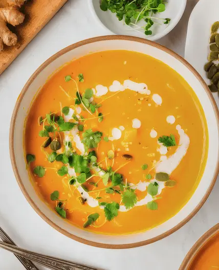 Carrot Soup Recipe with Ginger