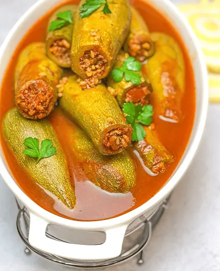 Meat and Rice Stuffed Squash