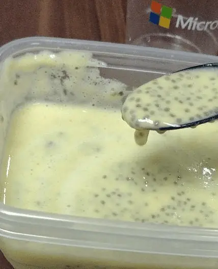 Peach Chia Seed Pudding