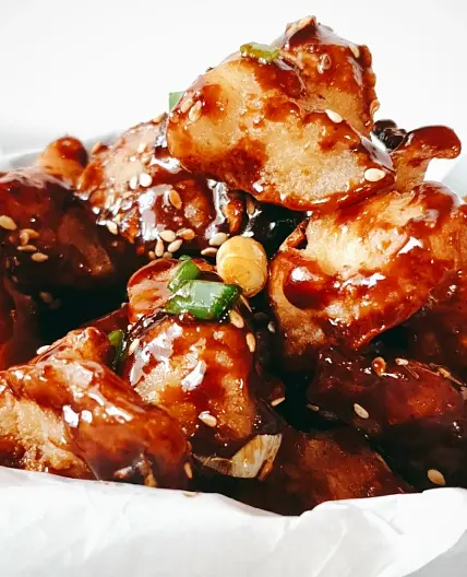 CRISPY Korean Fried Chicken Recipe (in Soy Garlic Sauce!)