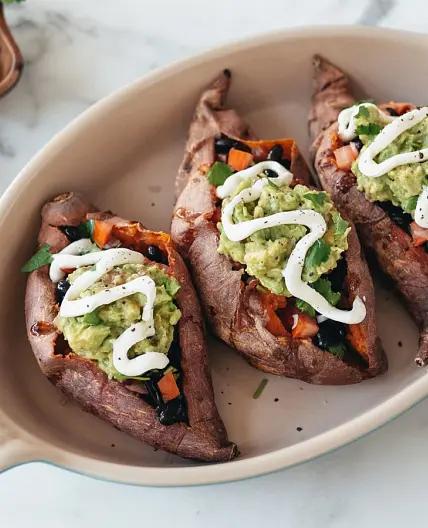 Southwestern Stuffed Sweet Potatoes
