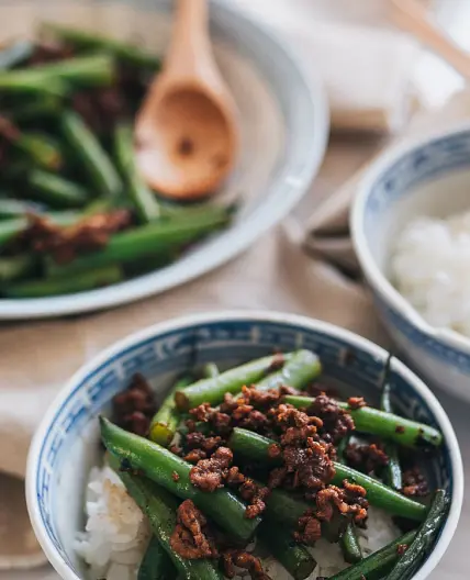 Pork and Green Bean Stir Fry