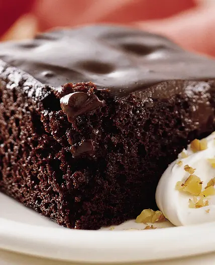 Chocolate Pudding Poke Cake