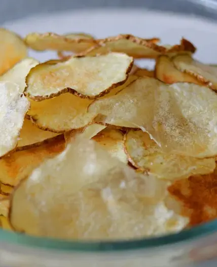 Crispy Microwave Potato Chips