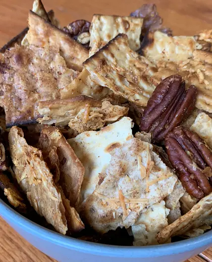 Passover Parmesan Snack Mix