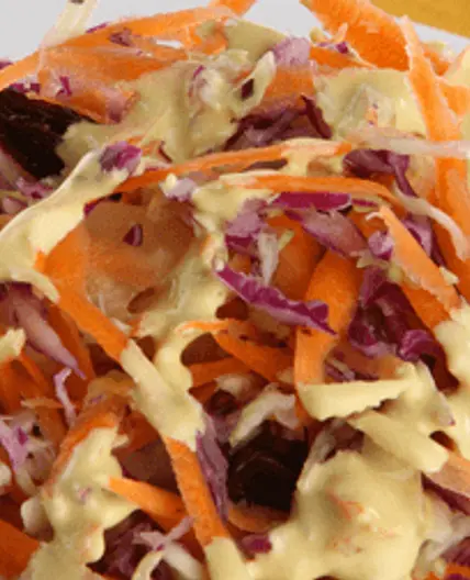 Ensalada de col y zanahoria