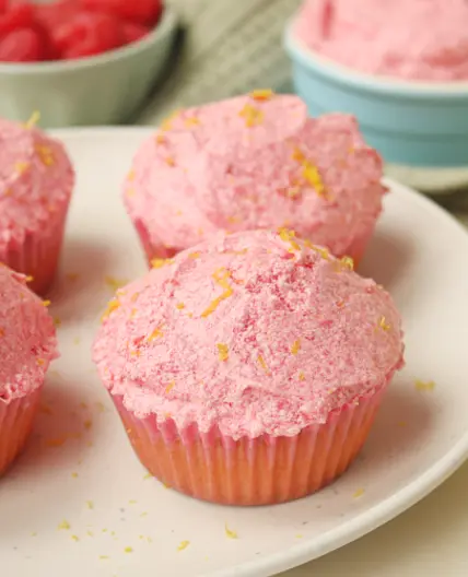 Raspberry Lemonade Cupcakes