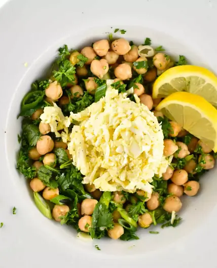 Egg and Chickpea Salad Recipe