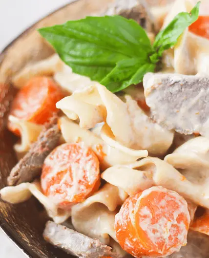 Crock Pot Beef Stroganoff with Cream of Mushroom Soup