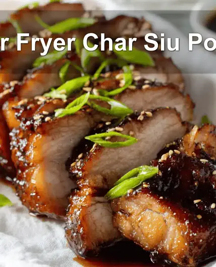 Air Fryer Char Siu Pork