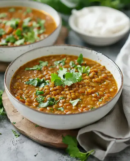 Brown Lentil Curry