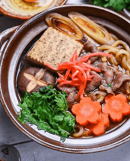 Beef Sukiyaki Nabe Udon