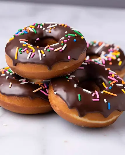 Chocolate Dipped Doughnuts