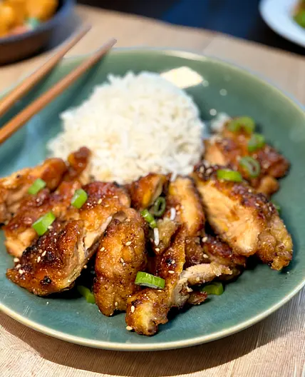 Soy Honey Chicken Thighs