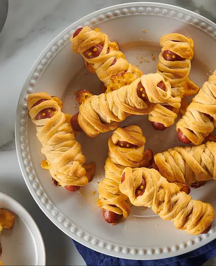 Air Fryer Crescent Mummy Dogs