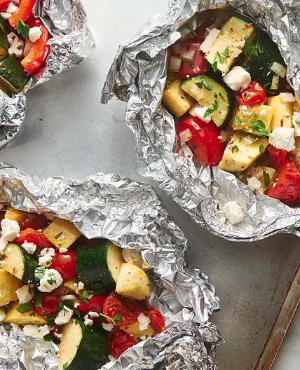 Grilled Summer Veggie Foil Packs