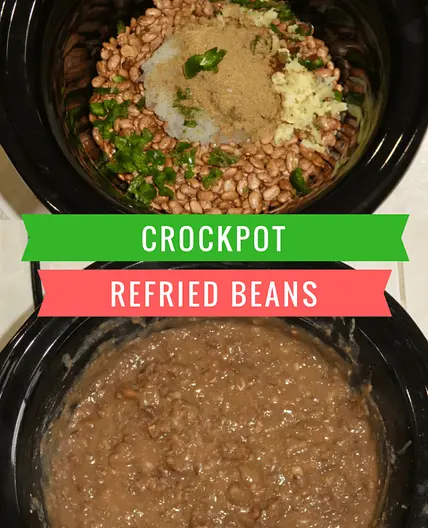 Crockpot Refried Beans