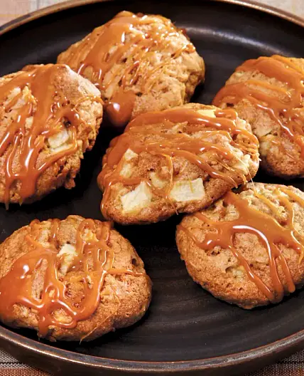 Chewy Caramel Apple Cookies