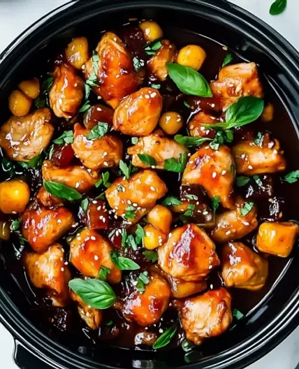 Sweet Hawaiian Crockpot Chicken