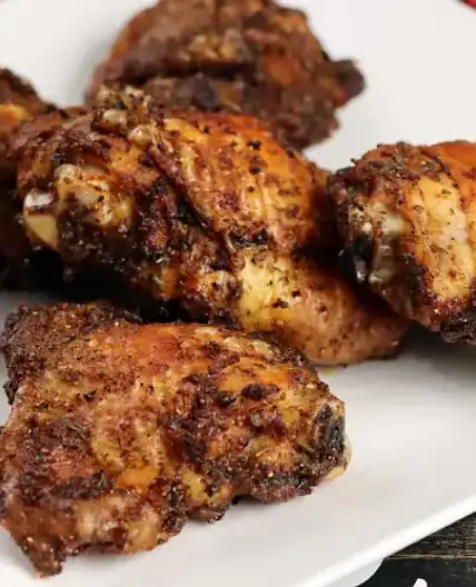 Crispy Oven Baked Chicken Thighs