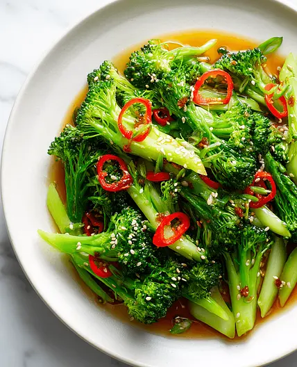 Asia Brokkoli Salat – Soja und Sauer