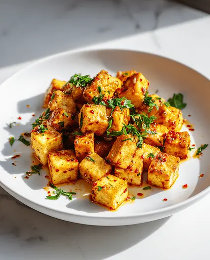 Garlic Tofu (a la Garlic Shrimps) – Chili-Öl