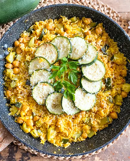 Mediterranean Zucchini Rice