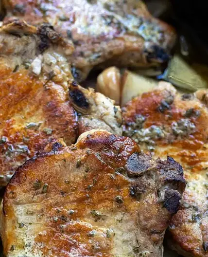 Crockpot Ranch Pork Chops and Potatoes