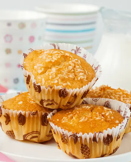 Sweet Pineapple Coconut Muffin Delight