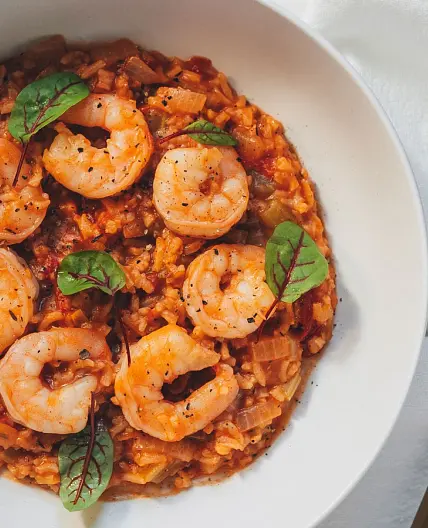 One Pot Shrimp Jambalaya