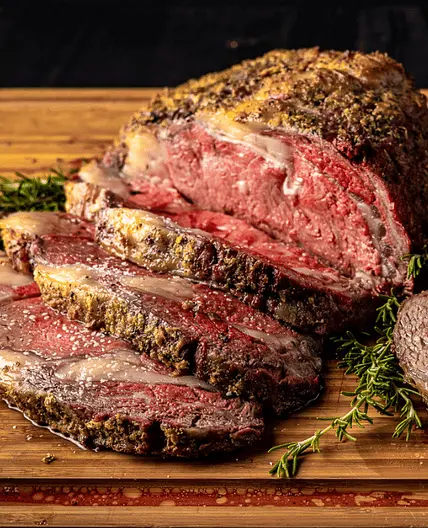 Smoked Garlic Butter Prime Rib