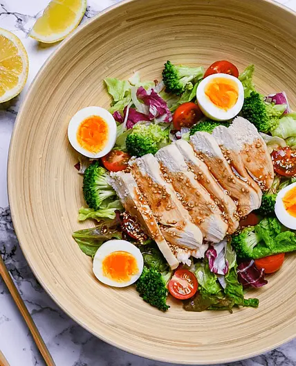 Japanese Chicken Salad (with Homemade Dressing)