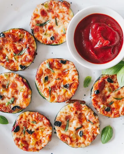 Pizza Zucchini Bites