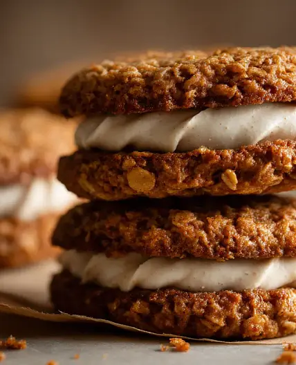 Pumpkin Oatmeal Cream Pies (Soft & Spiced)