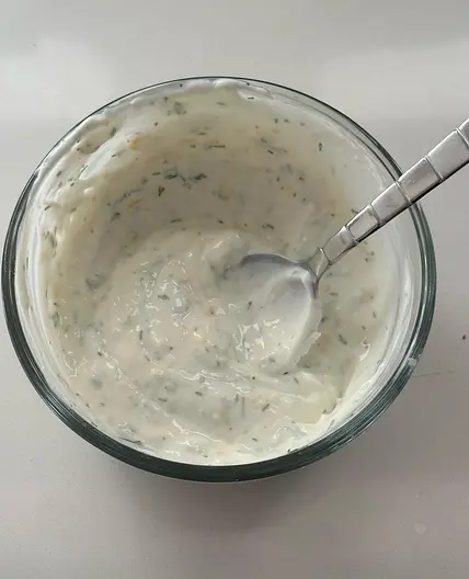 Dill and Lemon Yogurt Sauce