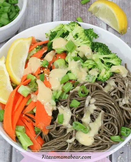 Tangy Soba Noodle Bowl