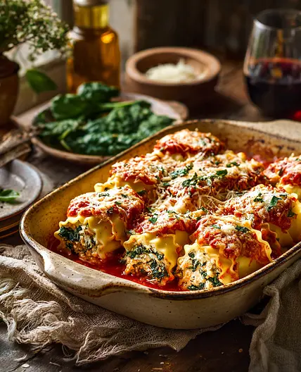 Savoury Lasagna Roll-Ups