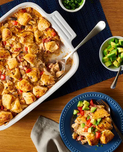 King Ranch Turkey Bubble-Up Bake