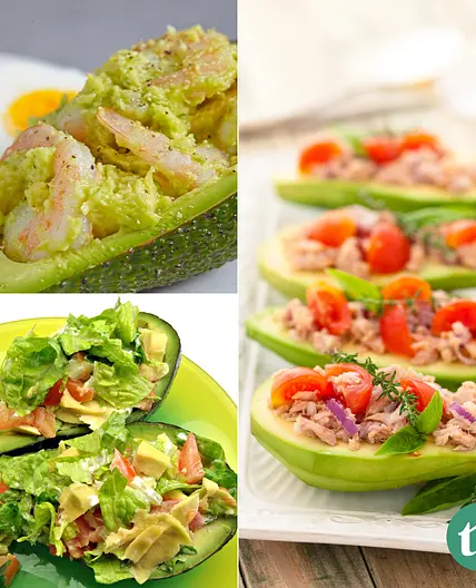 Stuffed Avocado Recipes (3 ways)