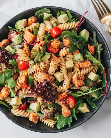 Honey Dijon Chicken Pasta Salad