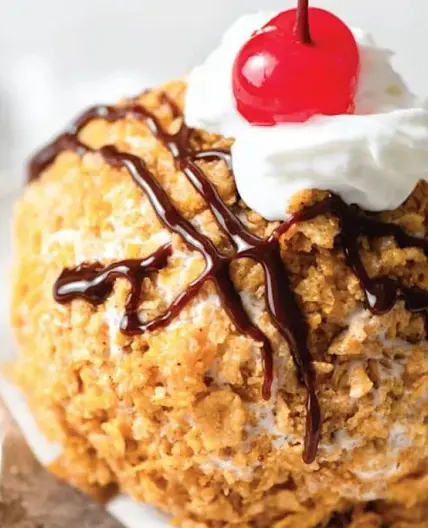 No Fry Mexican Fried Ice cream