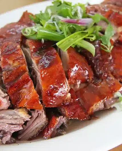 Roast Duck with Honey Orange Glaze