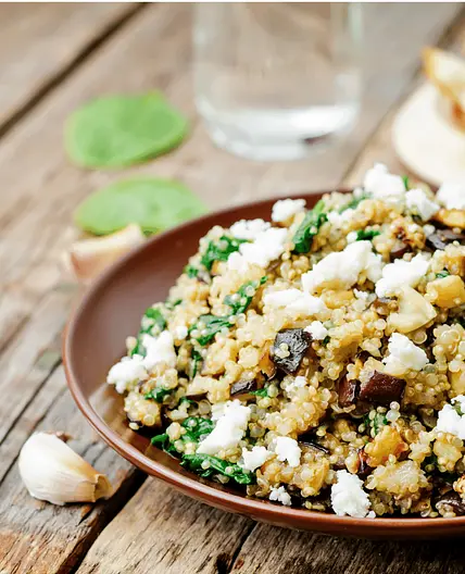 Chilled Quinoa Salad With Grilled Summer Vegetables